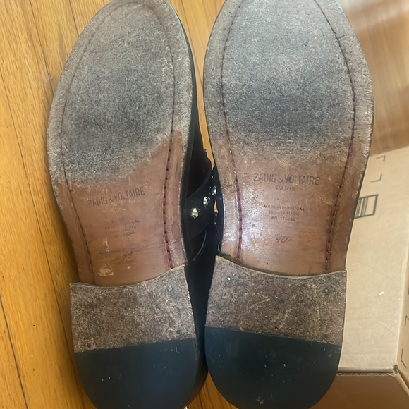 Zadig & Voltaire Laureen Studded Spikes Ankle Boots - Picture 9 of 12